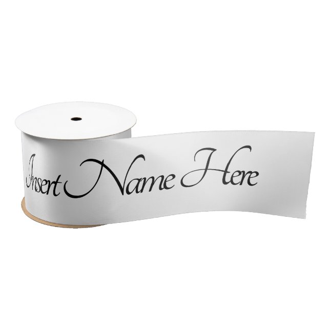 Ribbon / Customized Name Satin Ribbon (Spool)