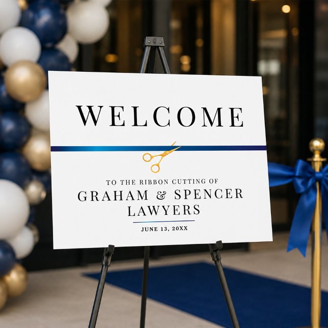 Ribbon Cutting Welcome Sign (Creator Uploaded)