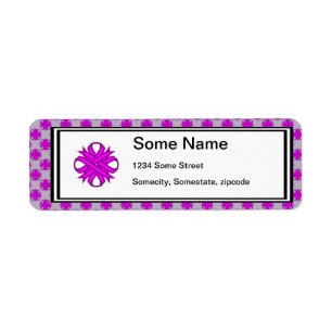 Ribbon de Clover violet par Kenneth Yoncich