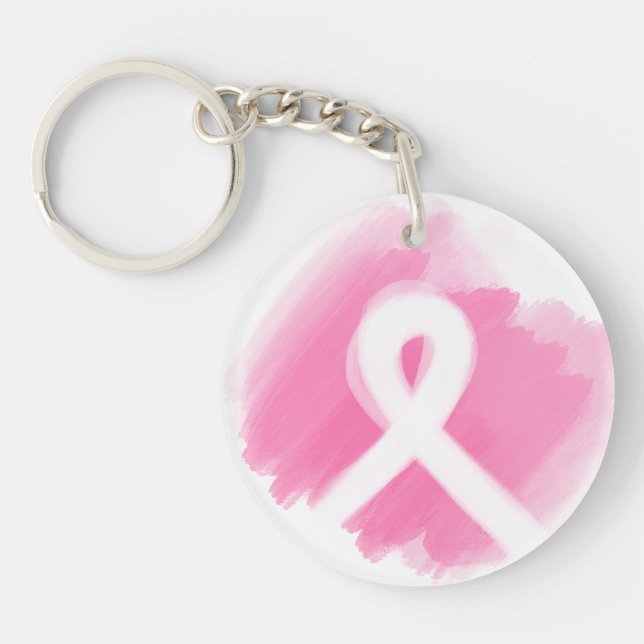 Ribbon de sensibilisation au cancer du sein Aquare (Devant)