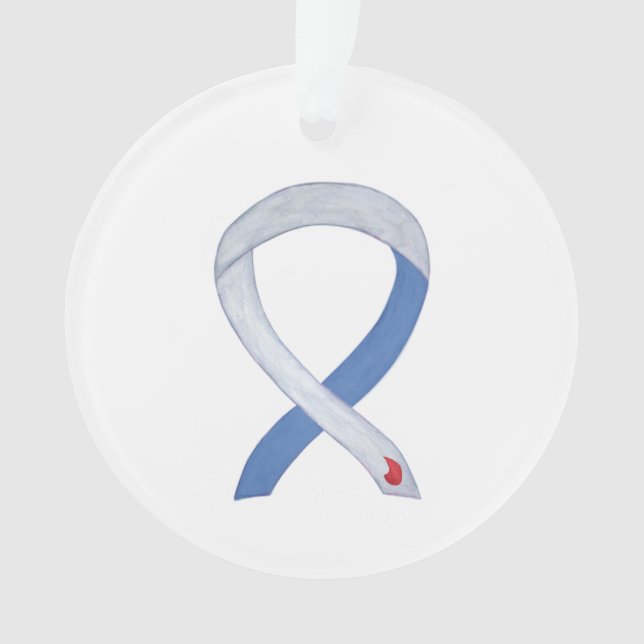 Ribbon de sensibilisation au diabète IDDM ornement (devant)