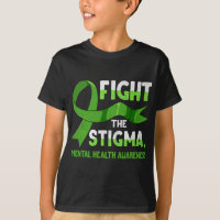 Ribbon Fight The Stigma Mental Health Mens