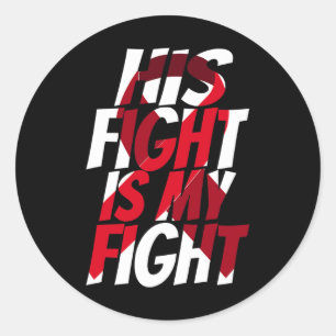 Ribbon For Him Products Brain Aneurysm Awareness Classic Round Sticker