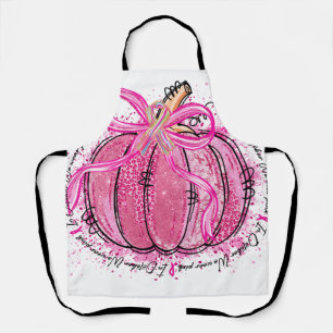 Ribbon Glitter in October We Wear Pink Apron