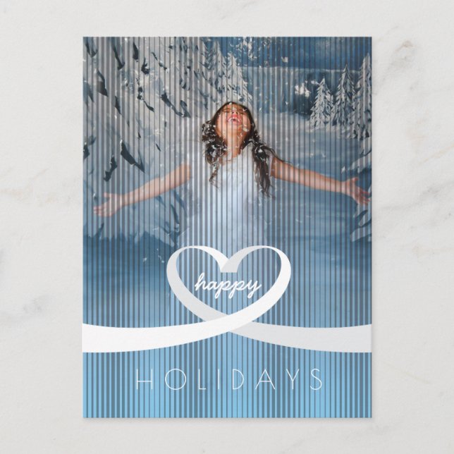 Ribbon Heart Postcard (Front)