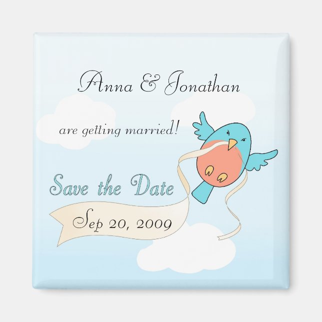 Ribbon in Flight Magnet (Front)