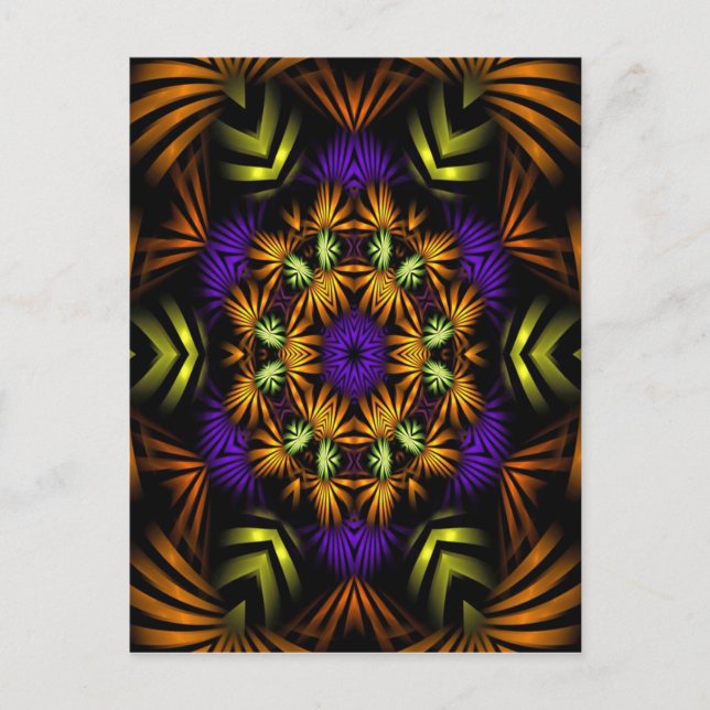 Ribbon Mandala Postcard (Front)