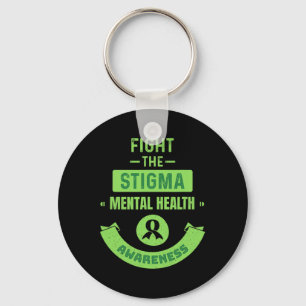 Ribbon Mental Health Awareness Mental Health Aware Keychain