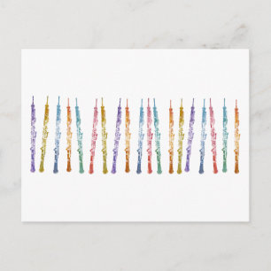 Ribbon of Oboes Postcard