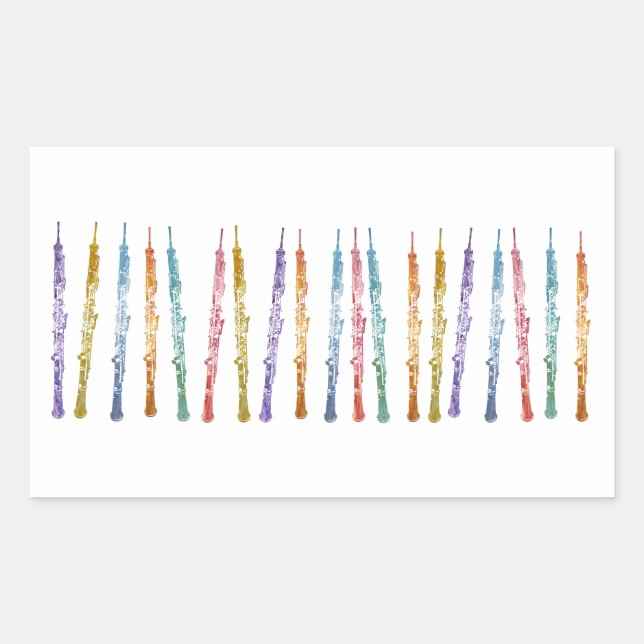 Ribbon of Oboes Sticker (Front)