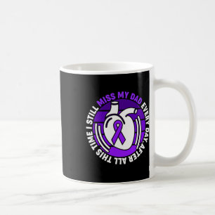 Ribbon Overdose Awareness Miss My Dad Memory Coffee Mug