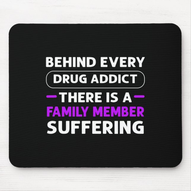 Ribbon. Overdose Awareness  Mouse Pad (Front)