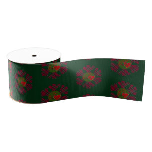 Ribbon Plaid Snowflake  Grosgrain Ribbon