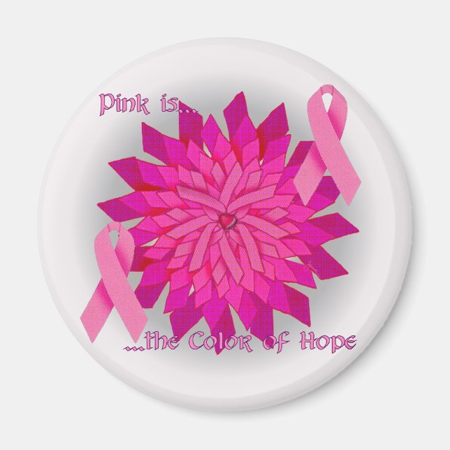 Ribbon Rose Magnet (Front)