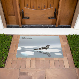 Ribbon Seal On Ice Doormat