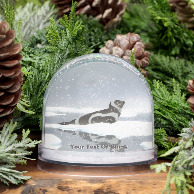 Ribbon Seal On Ice Snowglobe (Winter)