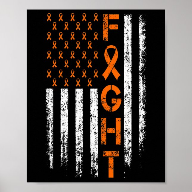 Ribbon Sign - Leukaemia Awareness  (Front)