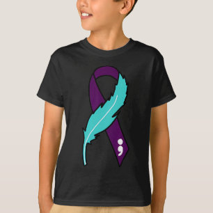 Ribbon Suicide Awareness Mental Health For Men Wom T-Shirt