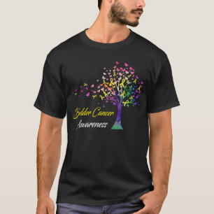 Ribbon Tree Bladder Cancer Awareness T-Shirt