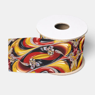 Ribbon with Belgian Colours Grosgrain Ribbon