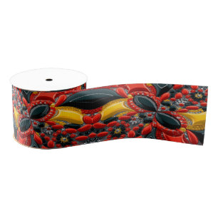 Ribbon with Germany Colours Grosgrain Ribbon