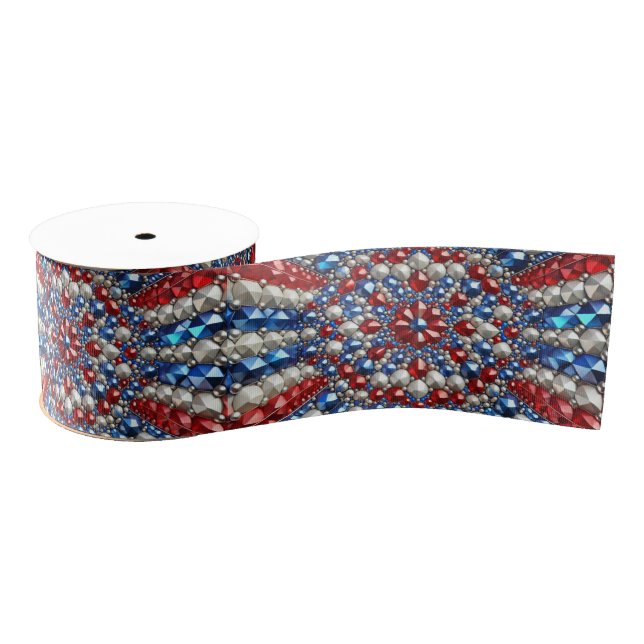 Ribbon with Netherlands Colours Grosgrain Ribbon (Spool)