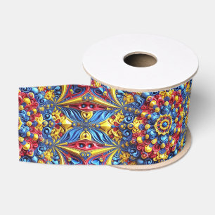 Ribbon with Romanian Colours Grosgrain Ribbon
