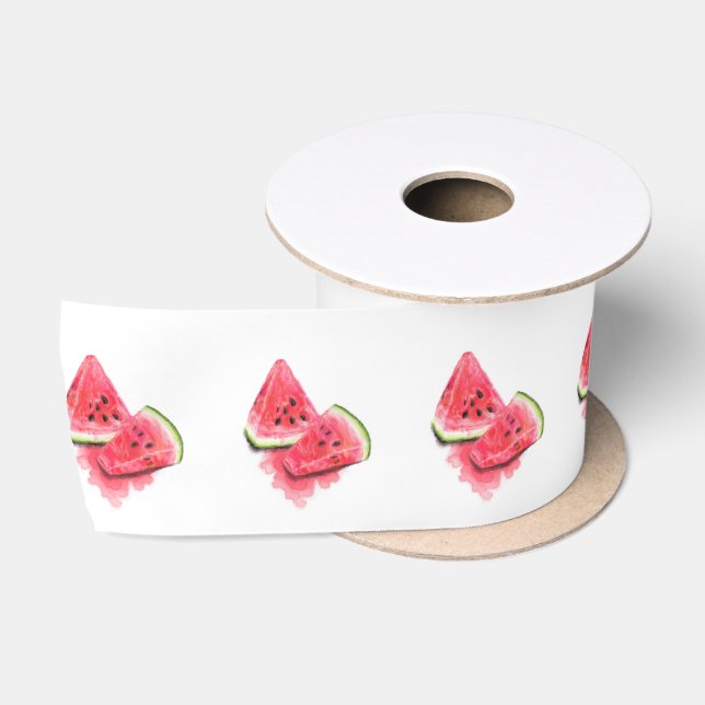 Ribbon with Watermelons Satin Ribbon (Spool)