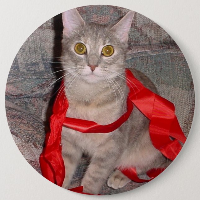 Ribbons 6 Inch Round Button (Front)