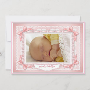 Ribbons and Lace Template - Pink