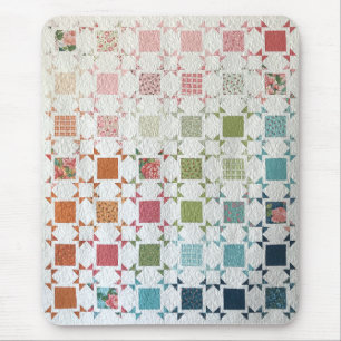 Ribbons and Roses Quilt Mouse Pad