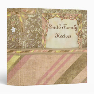 Ribbons & Lace Recipe Binder