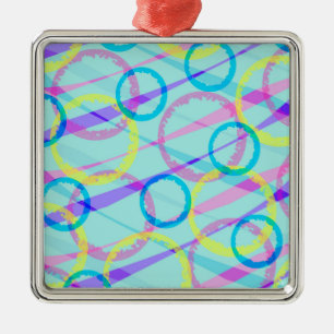 Ribbons Metal Ornament