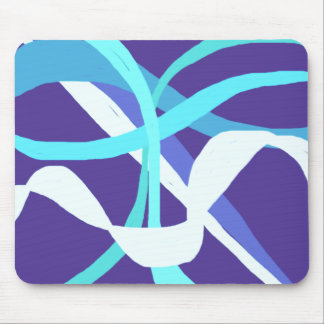Ribbons of Blue Mouse Pad