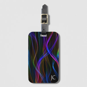 Ribbons of Light Luggage Tag