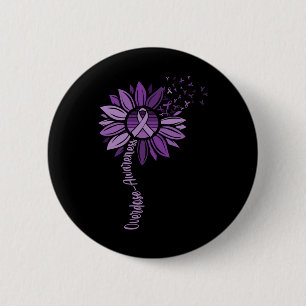 Ribbons Overdose Awareness  2 Inch Round Button