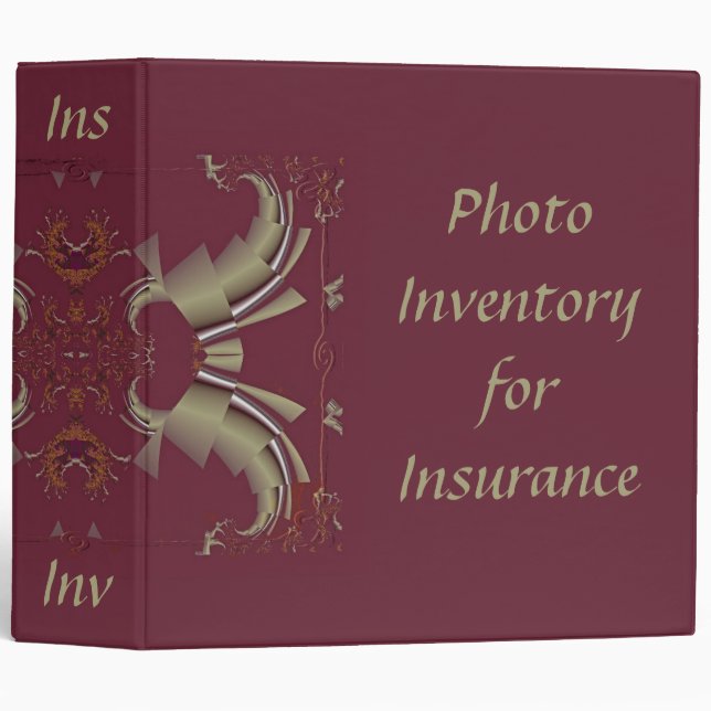 Ribbons to Claws - Burgundy Binder (Front/Spine)