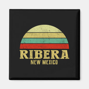 Ribera New Mexico Vintage Retro Sunset _1 Magnet