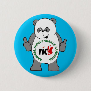 RIC Panda badge 2 Inch Round Button