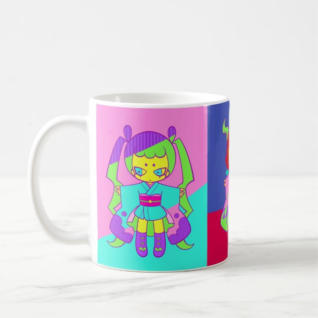 Rica girls A+C+D A子＆C子＆D子 Coffee Mug (Left)