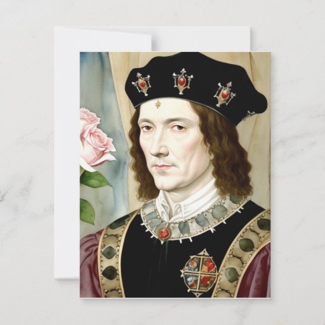 Ricardian Fantasy blank note card (Front)