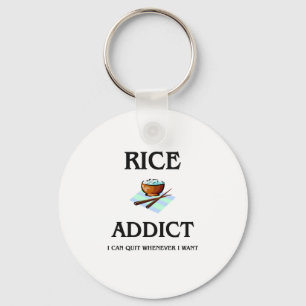 Rice Addict Keychain