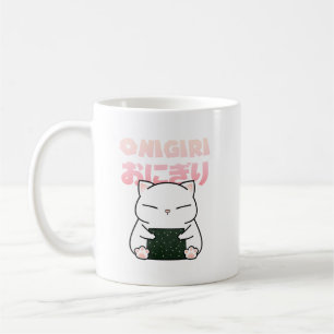 Rice Ball Sushi Cat Coffee Mug