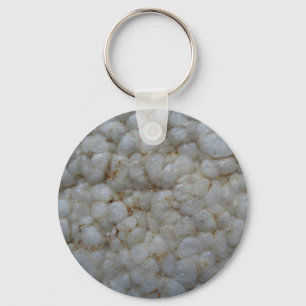 Rice Cake ,  Healthy Food, White Snack Keychain