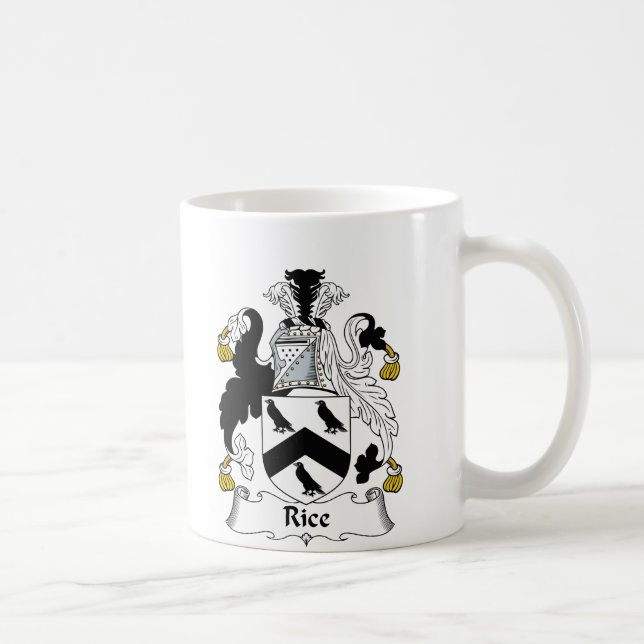 Rice Family Crest Coffee Mug (Right)