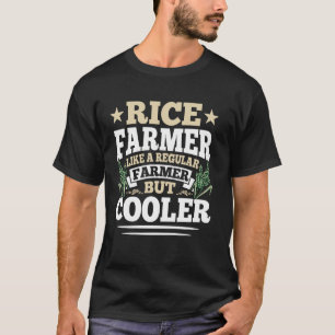 Rice Farmer Harvesting Season Design for a Rice fa T-Shirt
