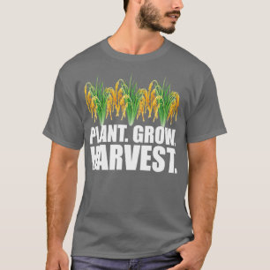 Rice Farmer Plant grow harvest w T-Shirt