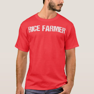 Rice Farmer Simple Title  T-Shirt