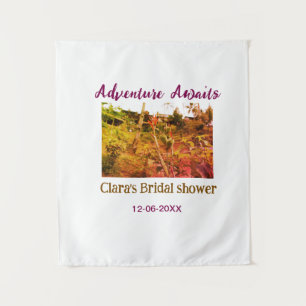 Rice fields adventure awaits bridal shower name fa tapestry