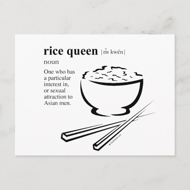 RICE QUEEN POSTCARD (Front)